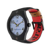 Fastrack, Men's Watch Analog, Light Blue Dial Dark Blue Denim Strap, 3191AL03